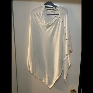 Charter Club cream color poncho